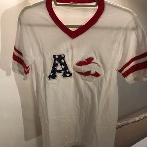 Alpha Phi letter shirt - American flag pattern